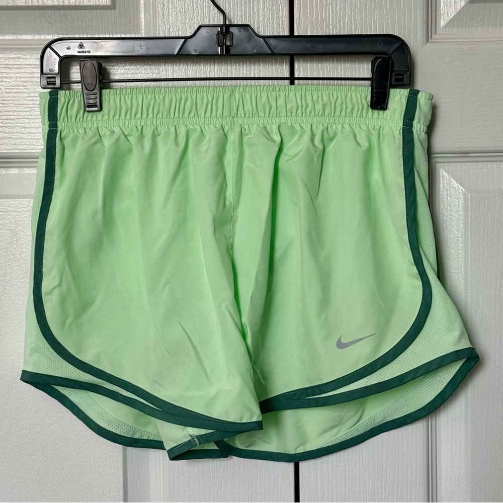 Nike Women's Tempo Pistachio Green Running Shorts